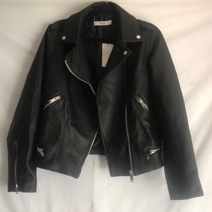 MANGO leather jacket